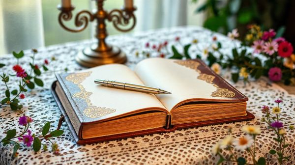 7 idées inspirantes pour un livre d'or mariage unique