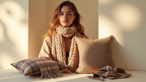 Bien choisir son écharpe femme selon la matière