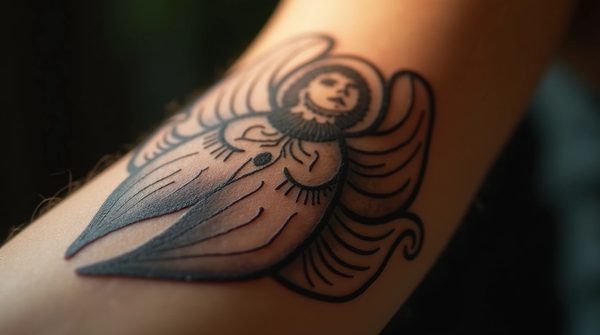 Symbole d'élégance et de spiritualité : le tatouage ange revisité